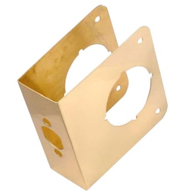BELWITH PRODUCTS LLC 2051PB Door Reinforcers 138 x 238 Polished Brass