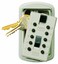 Kidde AccessPoint 001414 KeySafe Original Slimline Push Button Combination Permanent Key Lock Box 2Key Clay Beige