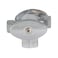 Eastman 38 Inch OD Compression x 38 Inch OD Compression x 12 Inch FIP MultiTurn Dual Handle Three Way Stop Valve Brass Plumbing Fitting Chrome 04325LF