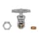 Eastman MultiTurn Straight Stop Valve 12 Inch OD Compression x 58 Inch OD Compression Chrome Plated 04357LF