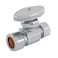Eastman MultiTurn Straight Stop Valve 12 Inch OD Compression x 58 Inch OD Compression Chrome Plated 04357LF
