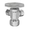 Eastman 38 Inch OD Compression x 38 Inch OD Compression x 58 Inch OD Compression 12 Inch Nom MultiTurn DualOutlet ThreeWay Stop Valve Brass Plumbing Fitting Chrome 04353LF