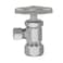 Eastman 38 Inch OD Compression x 38 Inch OD Compression x 58 Inch OD Compression 12 Inch Nom MultiTurn DualOutlet ThreeWay Stop Valve Brass Plumbing Fitting Chrome 04353LF