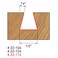 Freud 22112 12 Dia Dovetail Bit with 12 Shank