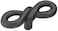 Hickory Hardware P3450BI 218Inch by 34Inch Rustic French Twist Knob Black Iron