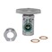 Eastman MultiTurn Angle Stop Valve 12 Inch FIP x 12 Inch Slip Joint Connection Chrome Plated 04328LF