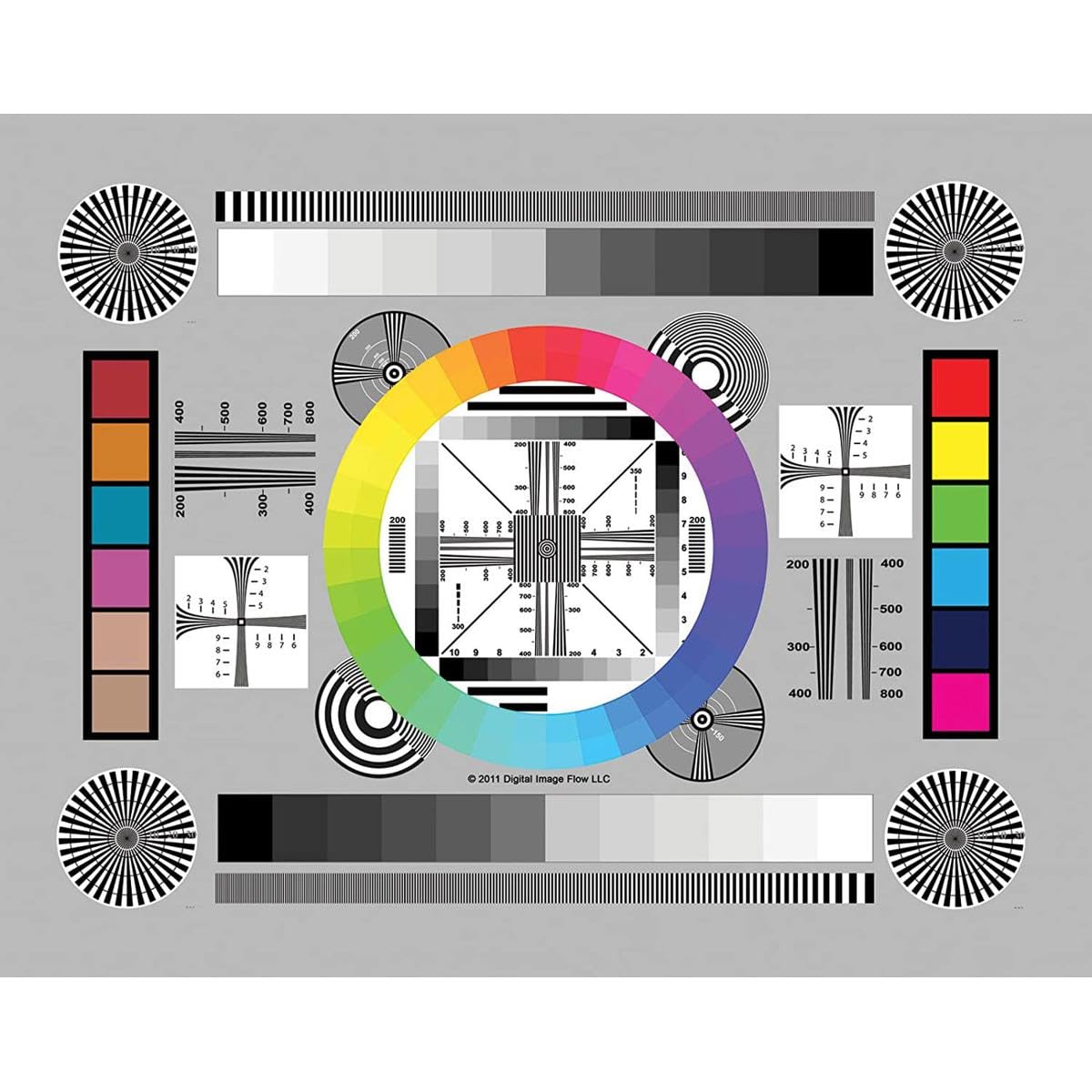 Dgk Color Tools Dgk Color Tools High Resolution 85x11 Chrome Sd Professional Lens Test Chart 3pack
