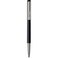 Parker Vector Premium Black Stainless Steel Chiselled Roller Ball Pen Medium Point Blue Ink