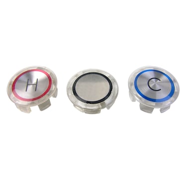LASCO 06109 HotCold Faucet Handle Index Buttons for Kohler Trend Acrylic