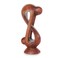 NOVICA Romantic Love Suar Wood Abstract Human Figure Sculpture 75 Tall Indivisible Love