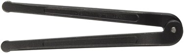 Williams JHW482 Adjustable Face Spanner with a 2Inch Span Diameter Ideal for Adjusting Collars Lock Nut Rings and Bearings Black