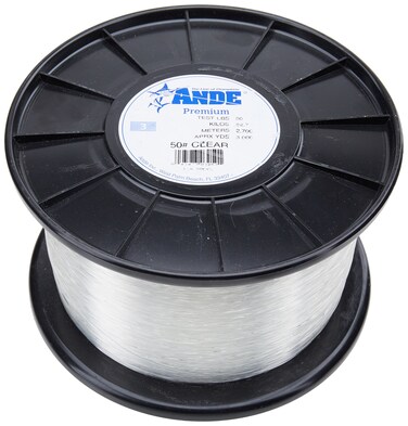 Ande Monofilament Line Clear 15 Pounds Test 14 Spool