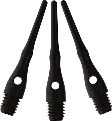 Viper Dart Accessory Tufflex III 2BA Thread Soft Tip Dart Points Black 1000 Pack