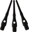 Viper Dart Accessory Tufflex III 2BA Thread Soft Tip Dart Points Black 1000 Pack