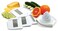Norpro Deluxe Mandoline Slicer Grater Shredder Julienne and Juicer w Safety Guard White