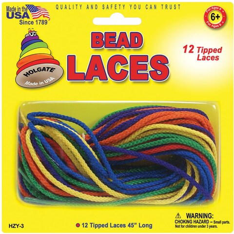 Pepperell Creative Beading Cords 45Inch Assorted Colors 12 Per Package