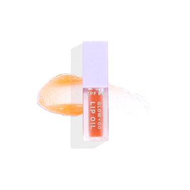 Naked Sundays SPF50 Glow  Go Lip Oil Lip Oil with SPF Moisturizes and Protects Lips 45ml Salted Caramel