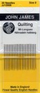 Colonial Needle QuiltingBetweens Hand NeedlesSize 8 20Pkg