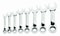 Williams WS1168RCS 8Piece Stubby Reversible Ratcheting Combination Wrench Set