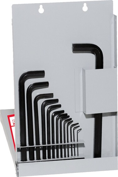 Eklind Tool 13216 BallHexL Key allen wrench  16pc set SAE Inch Sizes 05058 Long w metal box