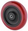 Steelex D2653 Polyurethane Wheel Red 5Inch