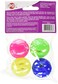 SPOT Slotted Balls Cat Toy  Interactive Cat Toys for Indoor Cats to Chase Hunt and Stimulate  Jingle Bell Inside for Sound When Batted Around  Safe and NonToxic  15 Assorted 4Pack