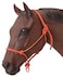 Tough 1 Horse Poly Rope Tied Halter Orange