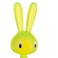 A di Alessi Bunny and Carrot Paper Towel Holder Green  ASG42H GR  8 x 6 x 13 inches