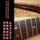 Inlay Sticker F085CDRDAZ Fret Markers for Guitars  Bass  Custom Dots Set  Abalone Red