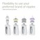Kiinde Twist Squeeze Natural Baby Breast Milk Feeding Bottle with Nipples and Case 2 Pack