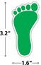 Teacher Created Resources 5367 Footprint Mini Accents