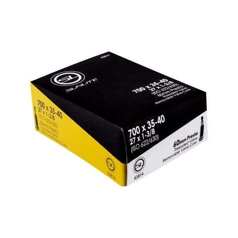 Sunlite Presta Valve Bicycle Tubes 700 x 2325 48mm Valve