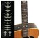 Jockomo Tailored Leaf White Pearl Guitar Inlay Sticker