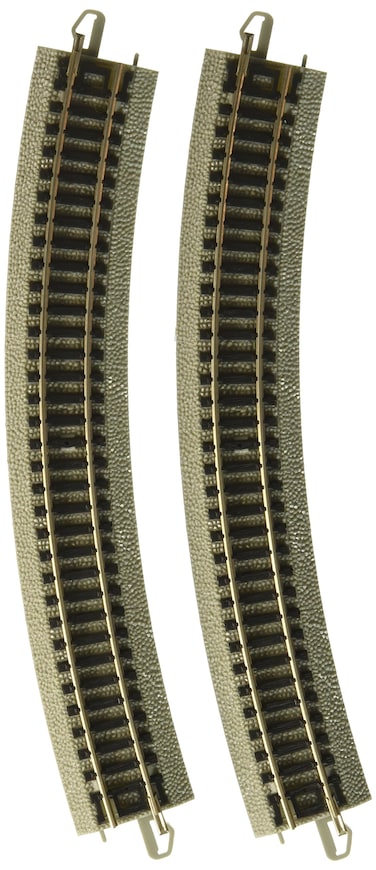 Bachmann Industries EZ Track 1250 Radius Curved Track 6card N Scale