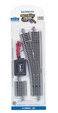 Bachmann Trains  SnapFit EZ TRACK 4 TURNOUT  LEFT 1card  NICKEL SILVER Rail With Gray Roadbed  HO Scale