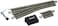 Bachmann Trains  SnapFit EZ TRACK 4 TURNOUT  LEFT 1card  NICKEL SILVER Rail With Gray Roadbed  HO Scale