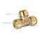 SharkBite 12 Inch x 34 Inch MHT Washing Machine Outlet Box Push to Connect Brass Plumbing Fittings PEX Pipe Copper CPVC 24763