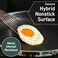 HexClad Hybrid Nonstick 7Inch Fry Pan StayCool Handle Dishwasher and Oven Safe Induction Ready Compatible with All Cooktops