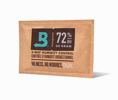Boveda 72 TwoWay Humidity Control Packs for Storing Up to 25 Items  Single  for Wood Containers  Moisture Absorber  Humidifier Pack  Individually Wrapped Hydration Packet