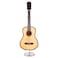 Broadway Gifts Miniature Wooden Classic Steel String Guitar Music Box and Black Case  Plays Hey Jude