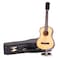 Broadway Gifts Miniature Wooden Classic Steel String Guitar Music Box and Black Case  Plays Hey Jude