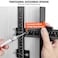 VEVOR Cabinet Hardware Jig Aluminum Alloy Cabinet Handle Jig with Center Punch Adjustable Cabinet Hardware Template Tool for Installation of Door Drawer Front Knobs Handles and Pulls