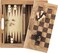 Mainstreet Classics Dutchman 3in1 Combo Folding Board Game Set