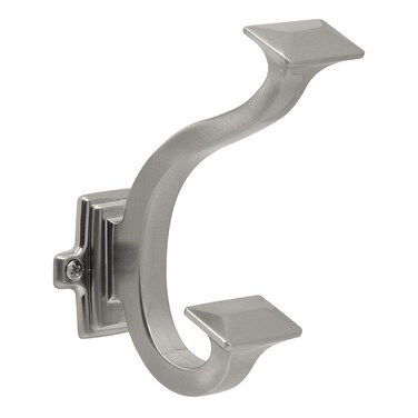 Hickory Hardware Bungalow Hook  Satin Nickel P2155SN