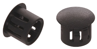 The Hillman Group 58135 58Inch Black Nylon Hole Plug 10Pack