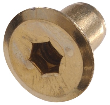 The Hillman Group 57130 1420Inch Joint Connector Hex Drive Nut 12PackBrass