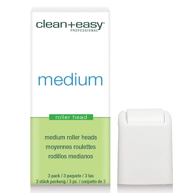 Clean  Easy Medium Roller head Bikini Rollon Waxing System 3Pack