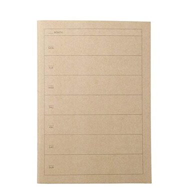 JAPAN MUJI A5 Schedule Note  For Weekly 32 sheets