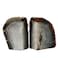 JIC Gem Natural Decorative Agate Book Ends Geode Bookends Stone Bookends for Shelves Book Ends to Hold Books Heavy Duty with Rubber Bumpers for Dcor Small Size1 Pair 23 LBS