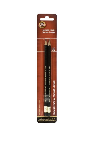 KohINoor Toison dOr Graphite Pencil 6B Degree 2 Pack FA19006BBC
